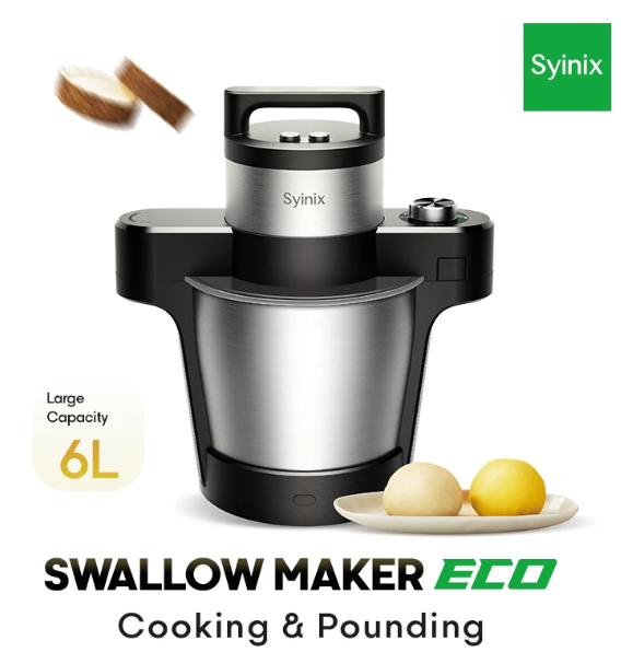 6L Eco Multifunctional Cooking & Pounding Swallow Maker