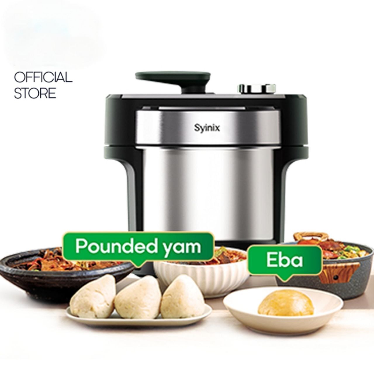 Syinix S-Mortar Yam Pounder/Swallow Maker -1000W